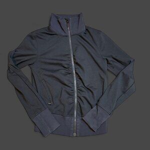 Women Lululemon Size 4 black gather up jacket #athleisure #activewear #gym